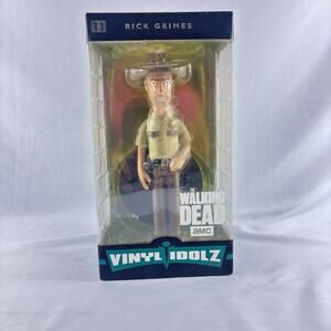 AMC The Walking Dead Vinyl Idolz Rick Grimes #11 Action Figure Statue 2015 NIB